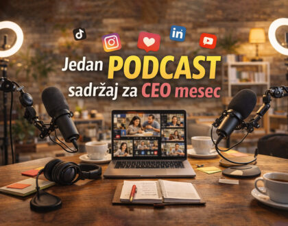 Jedan PODCAST sadržaj za CEO mesec